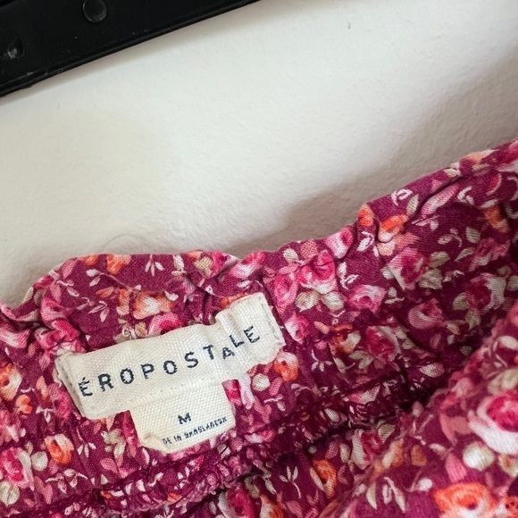 Aeropostale Pink Ruffled Tiered Mini Skirt 310 - Picture 3 of 9